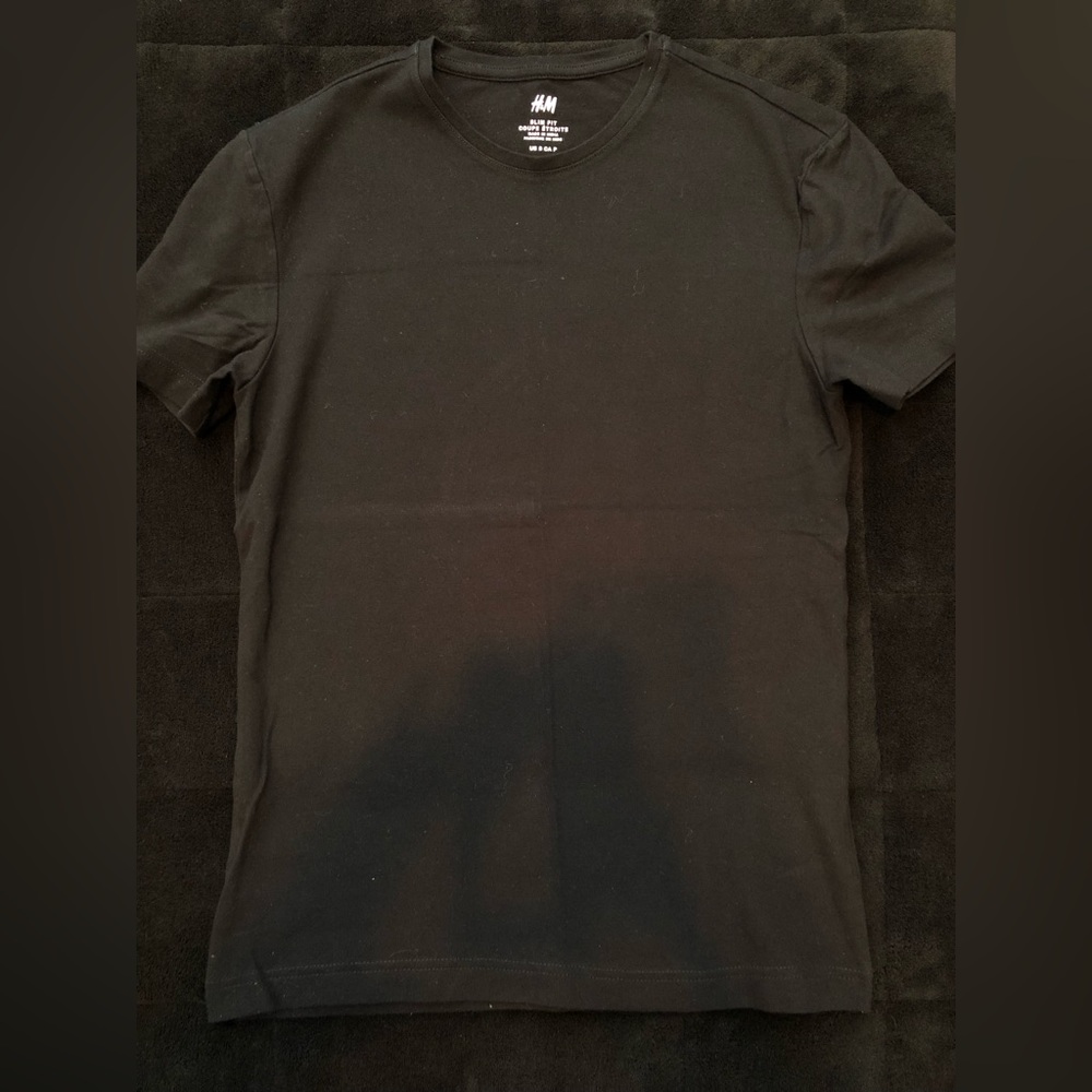 Mens H&M textured short sleeve t shirt size small